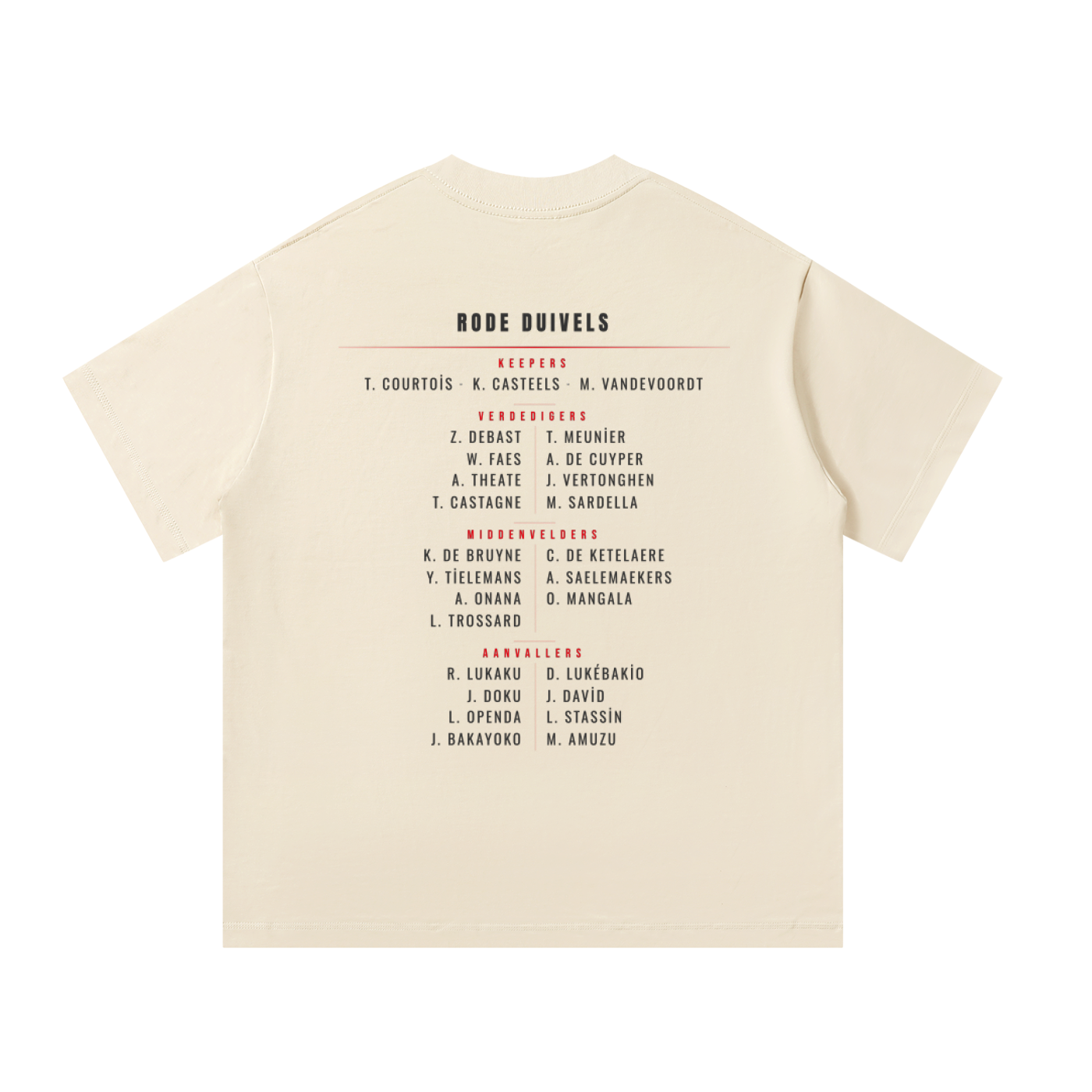 Belgium Red Devils 2026 — Anthem Tee